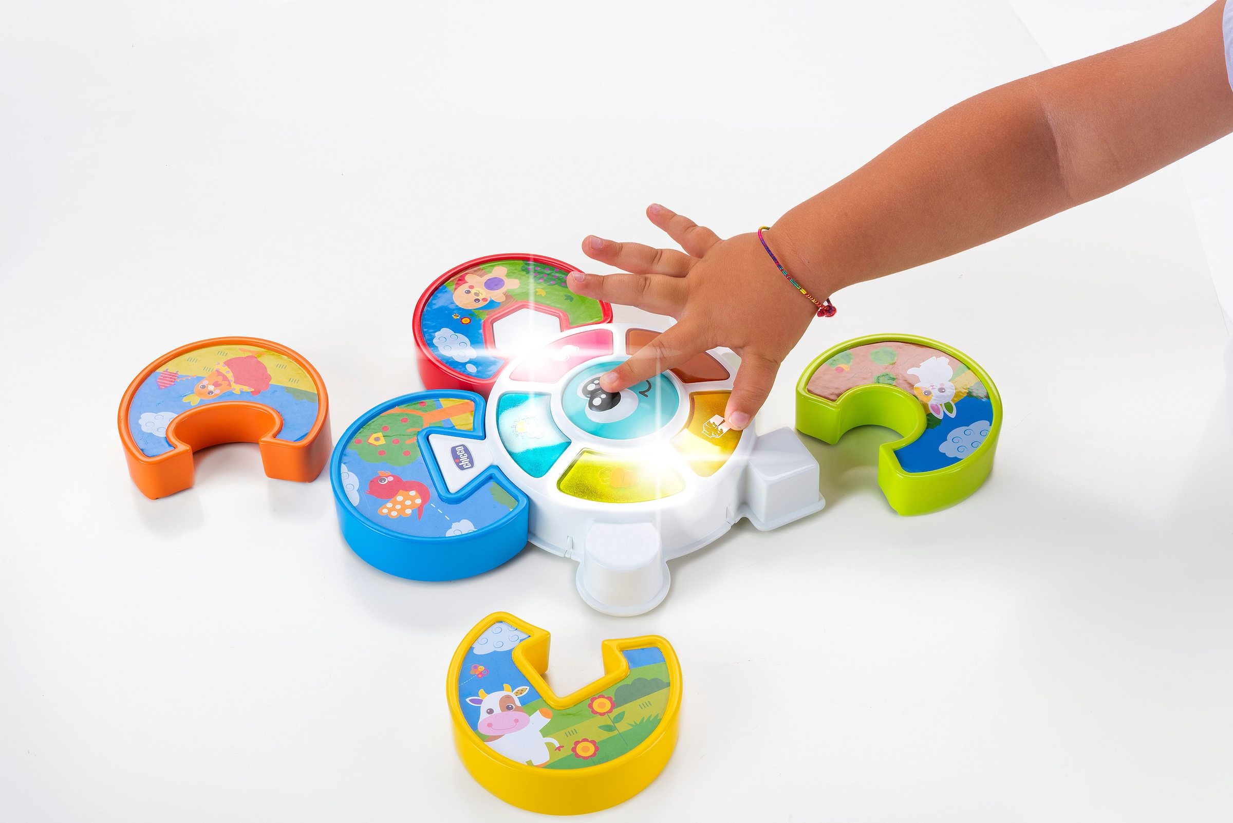 Chicco Lernspielzeug »Elektronisches Puzzle - Errate Das Tier« mit Licht und Sound