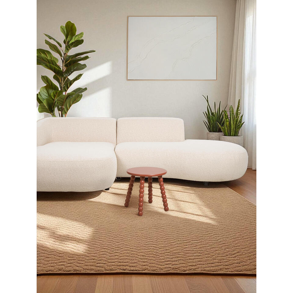 Hoekbank Rozzano Links Cream