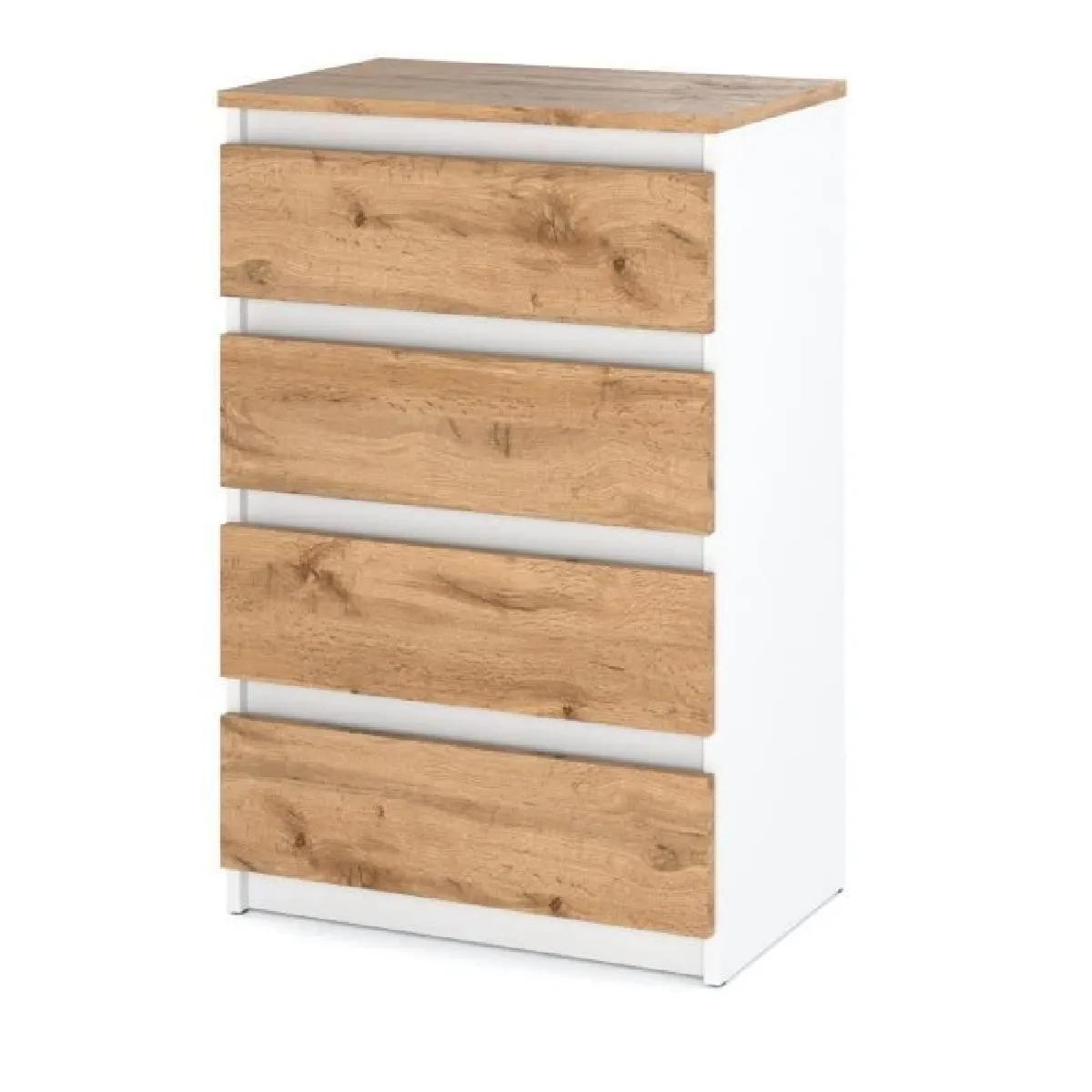Other Brands Commode Wotan - Chêne blanc 60 cm