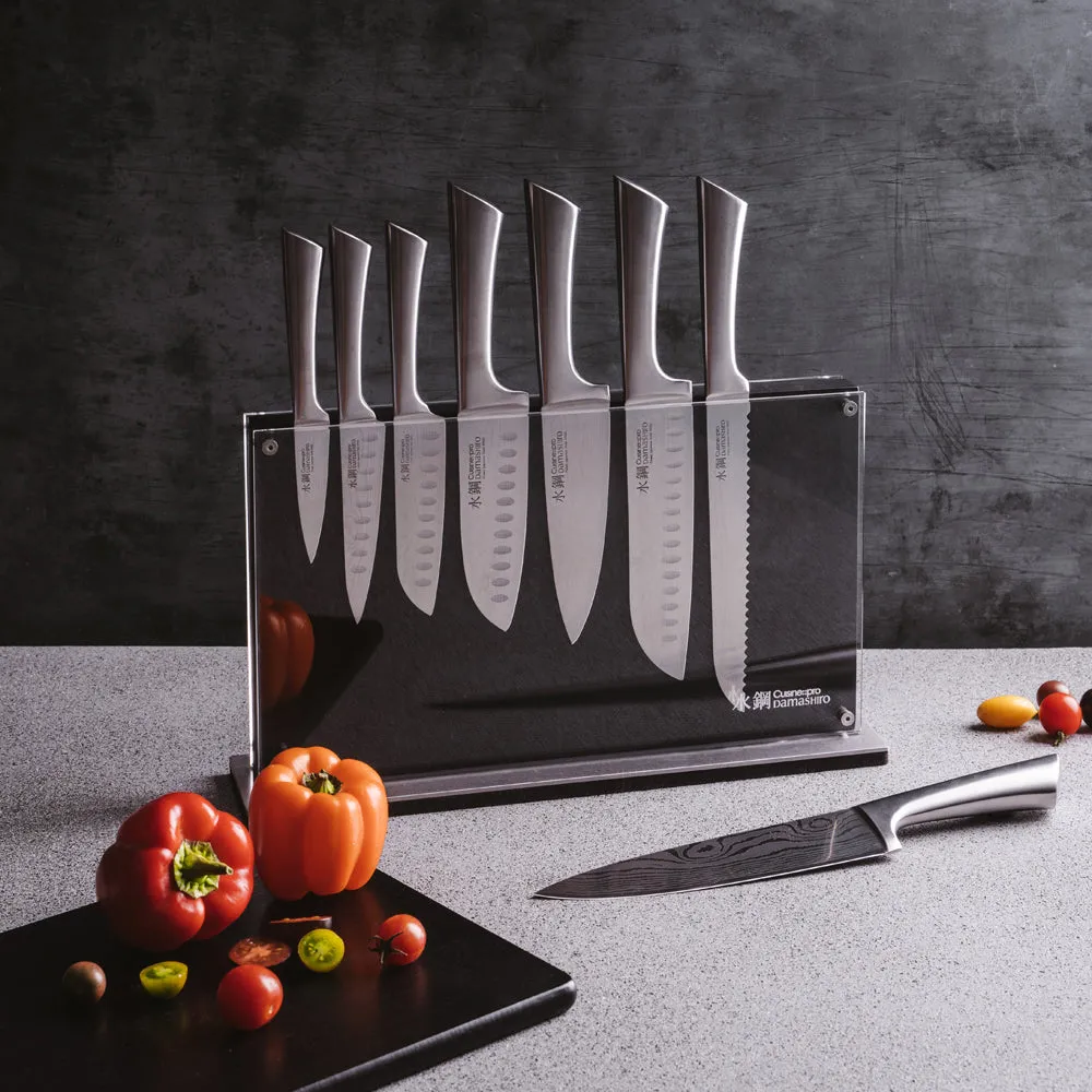 THE CUSTOM CHEF™ Damashiro® Nami Knivblok - 9 dele