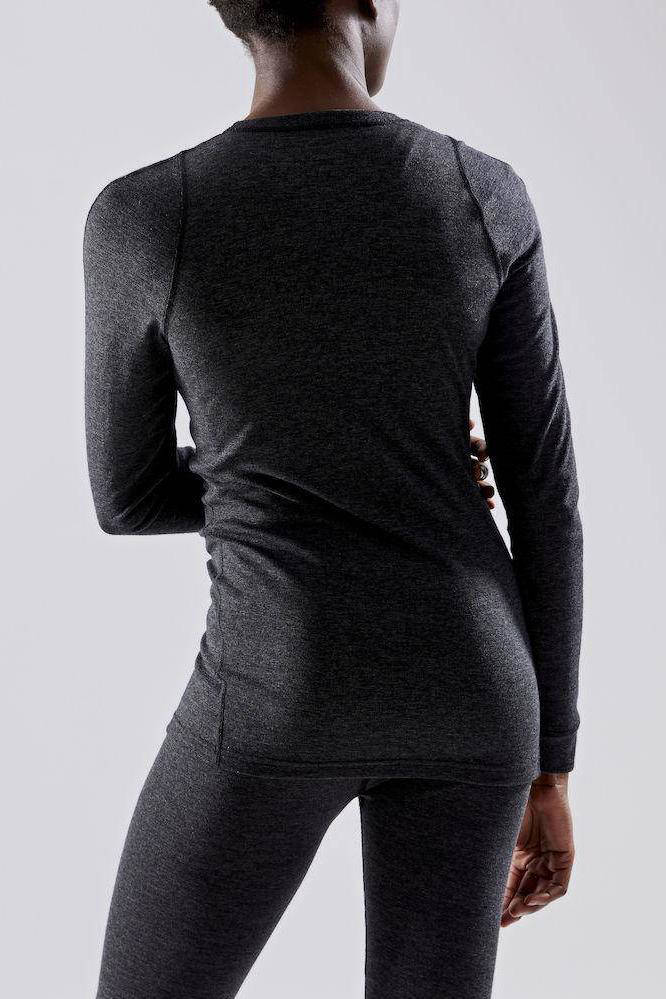 Craft thermoshirt Core Wool Merino antraciet