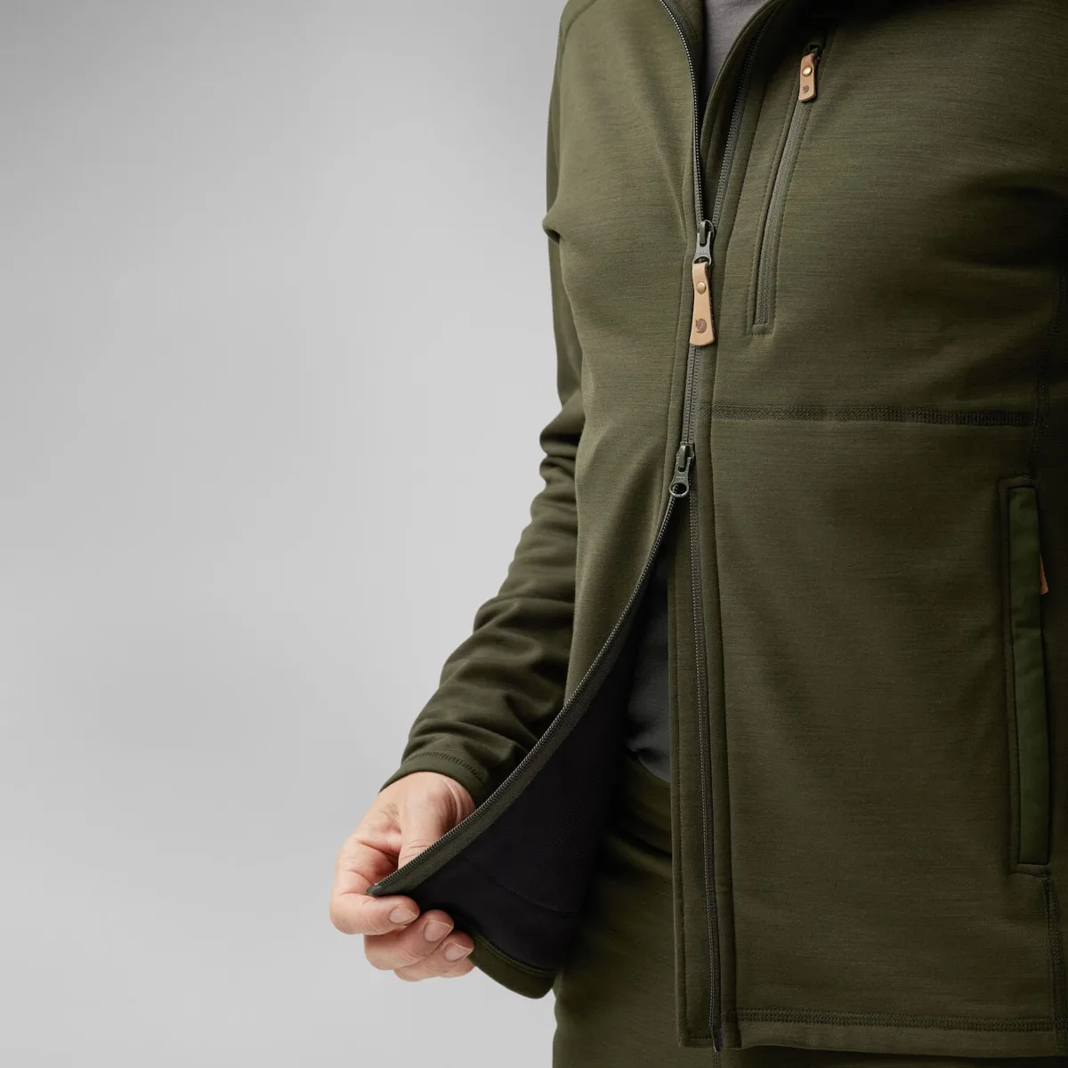 Fjällräven Men's Keb Fleece Hoodie Deep Forest