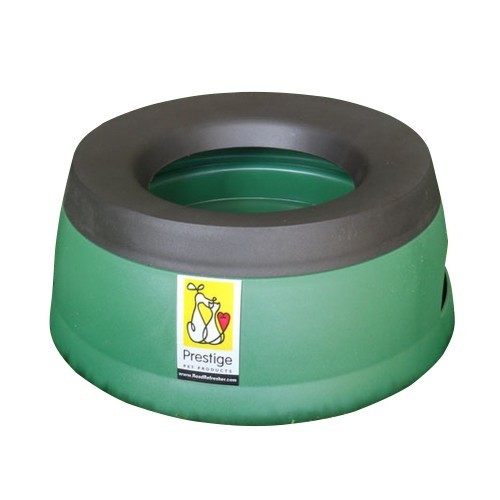 Tigela de água anti-respingos para cães ou gatos, verde
