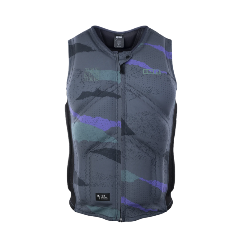 GILET IMPACT ION COLLISION CORE FRONTZIP DARK COLLAGE
