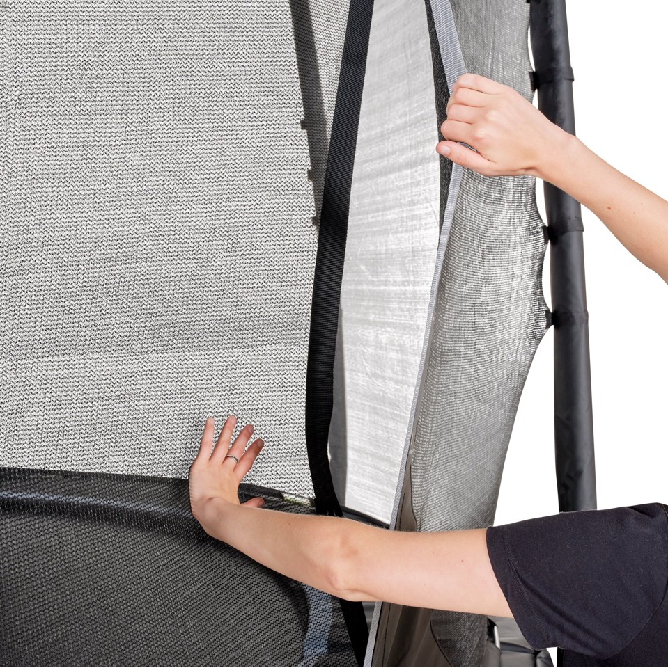 EXIT - PeakPro Trampolin 427 cm - Sort