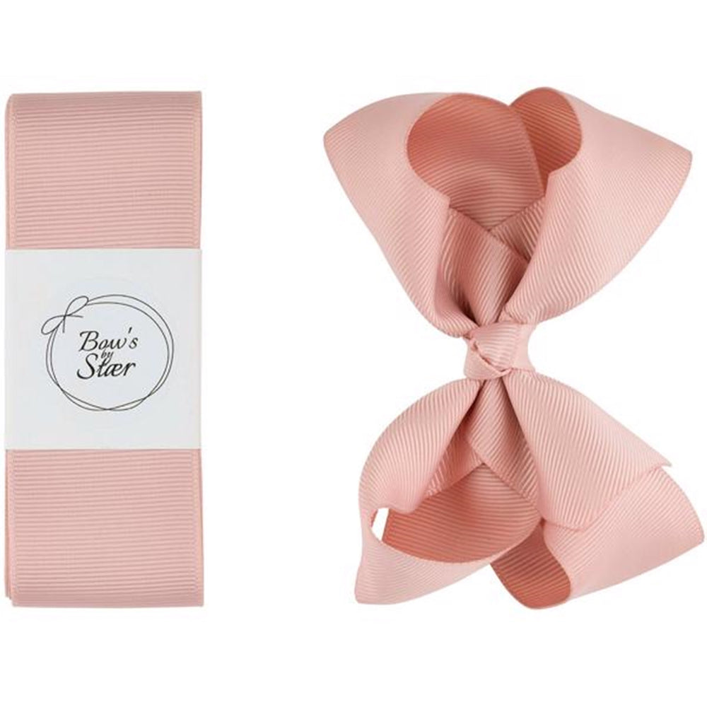 Dåbsbånd m. Sløjfe Vanilla - Bow's by Stær → Luksusbaby.dk