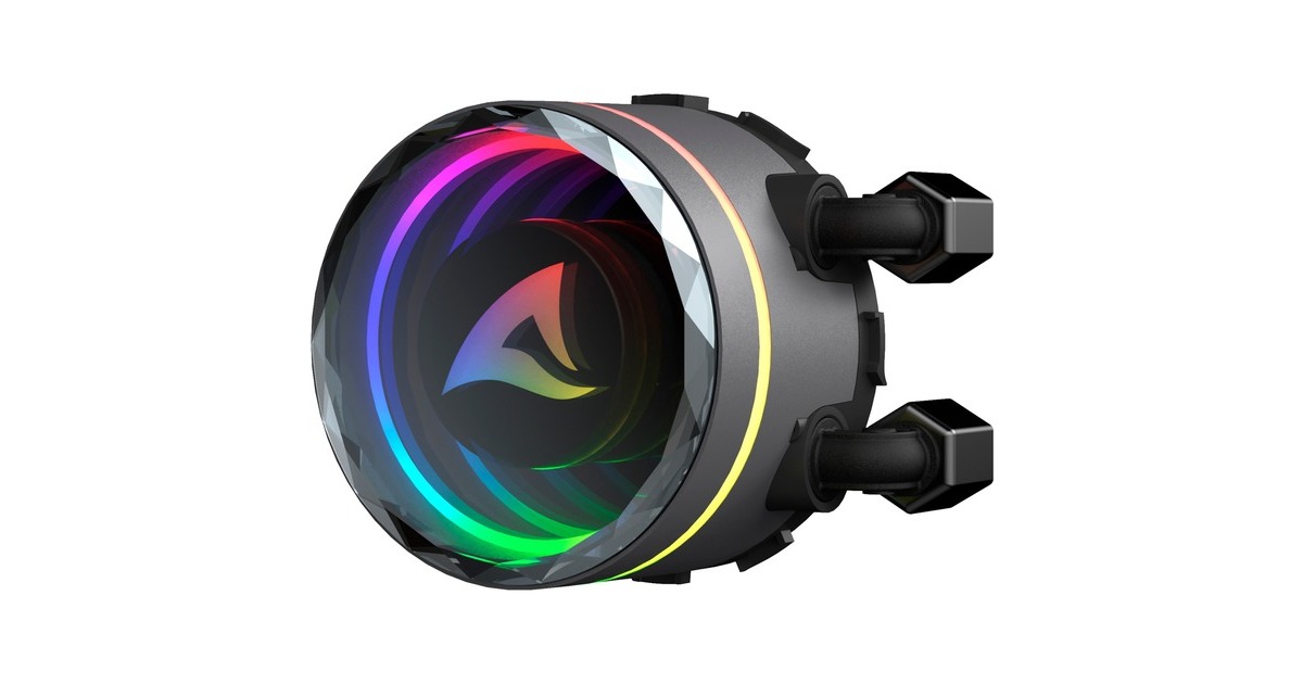 SharkoonS90 RGB waterkoeling  (Zwart, 4-pins PWM fan-connector)