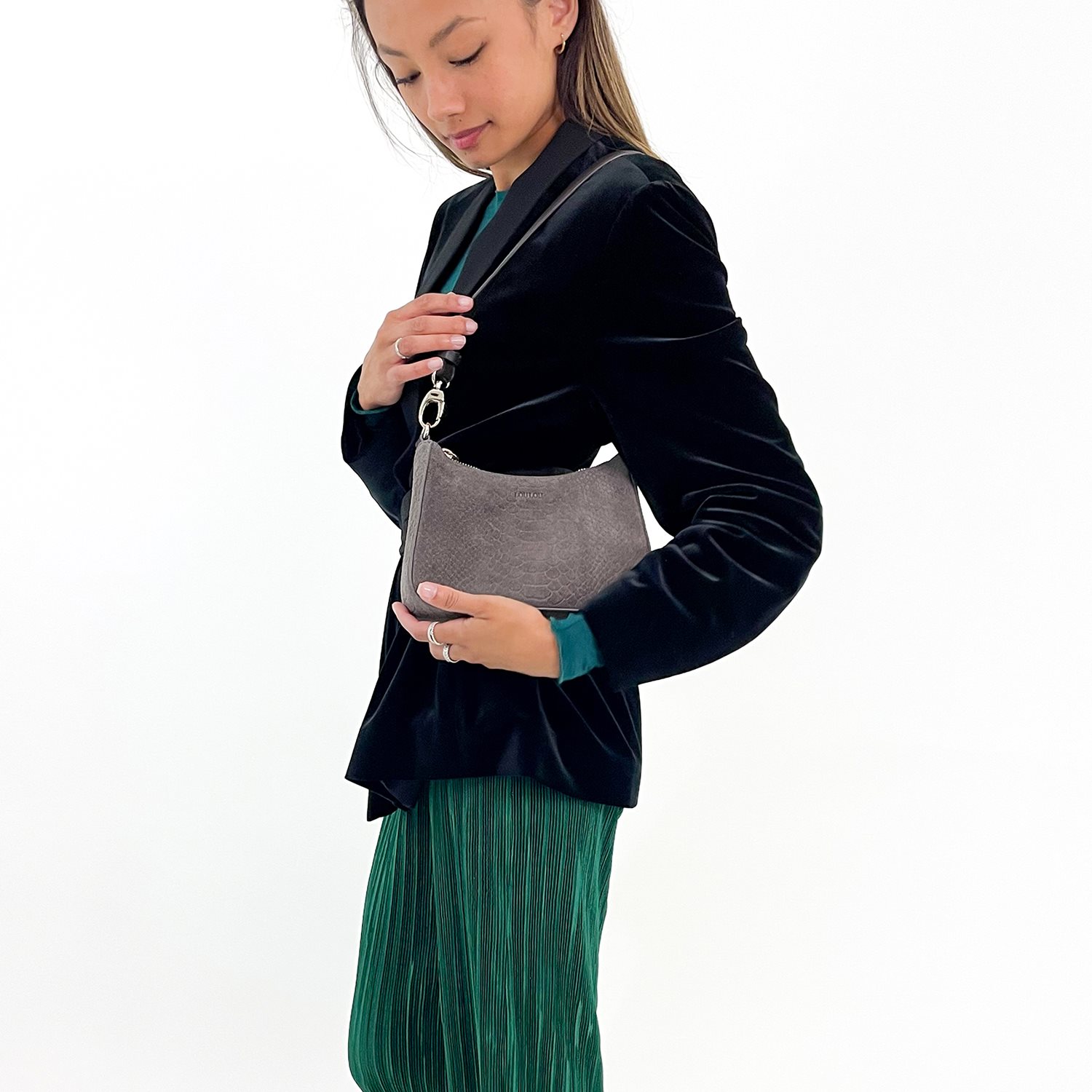 LouLou Essentiels 104Bag Sugar Snake stone