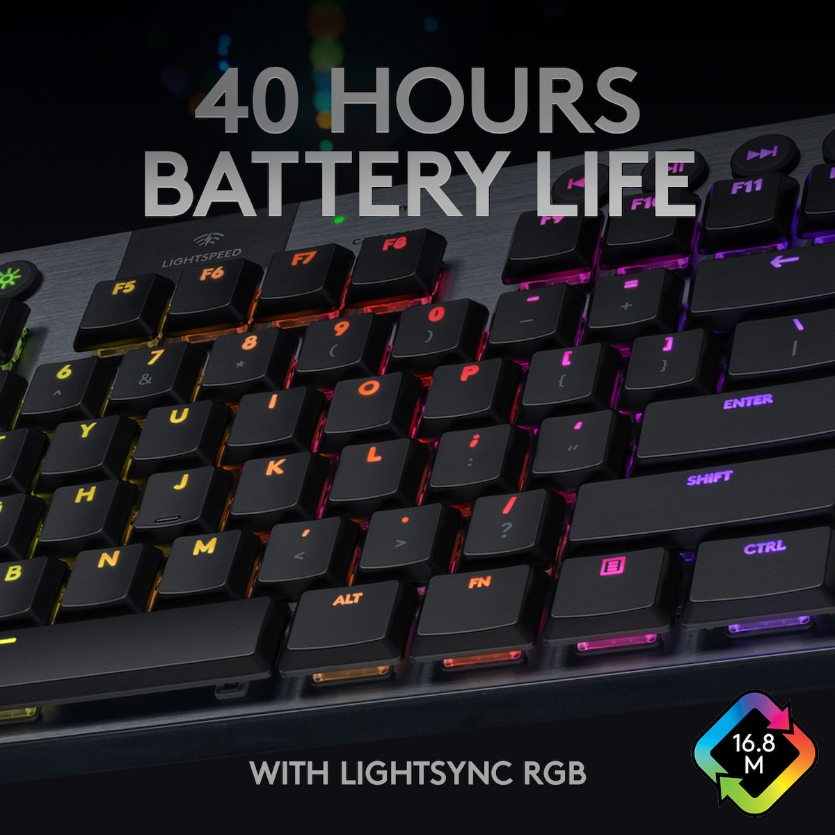 Logitech G915 Lightspeed tenkeyless gamingtastatur (GL Tactile)