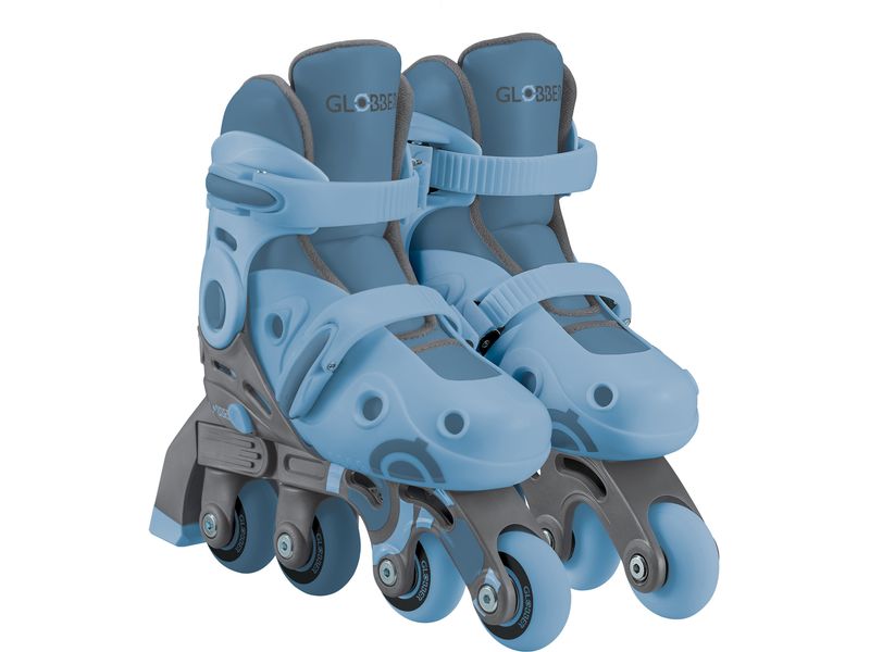 GLOBBER Inline-Skates 2 in 1 Gr. 26-29, Aschblau Anpassbare Skates