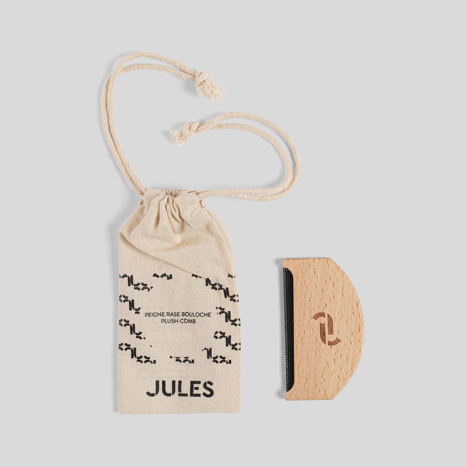 Peigne rase-bouloche Gris Acier