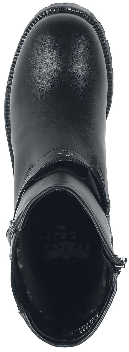 Bottes motard zippées avec sangles | Black Premium by EMP Bottes de motard