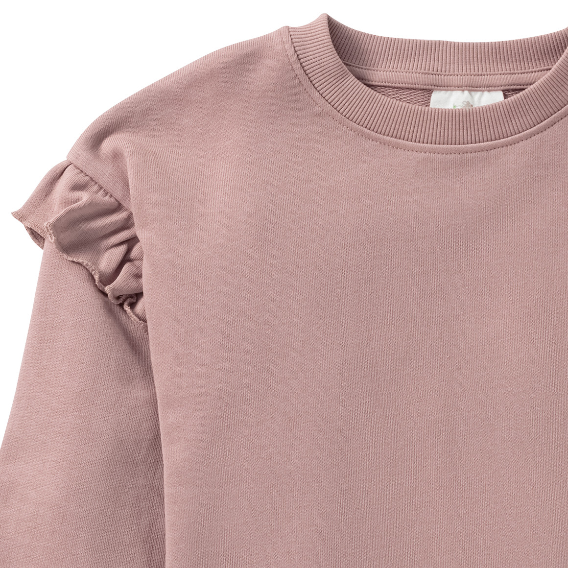 Topolino Pure Collection Mädchen Sweatshirt mit Volants puderrosa