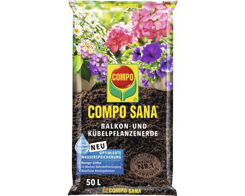 COMPO 50 L potgrond voor balkon- en containerplanten
