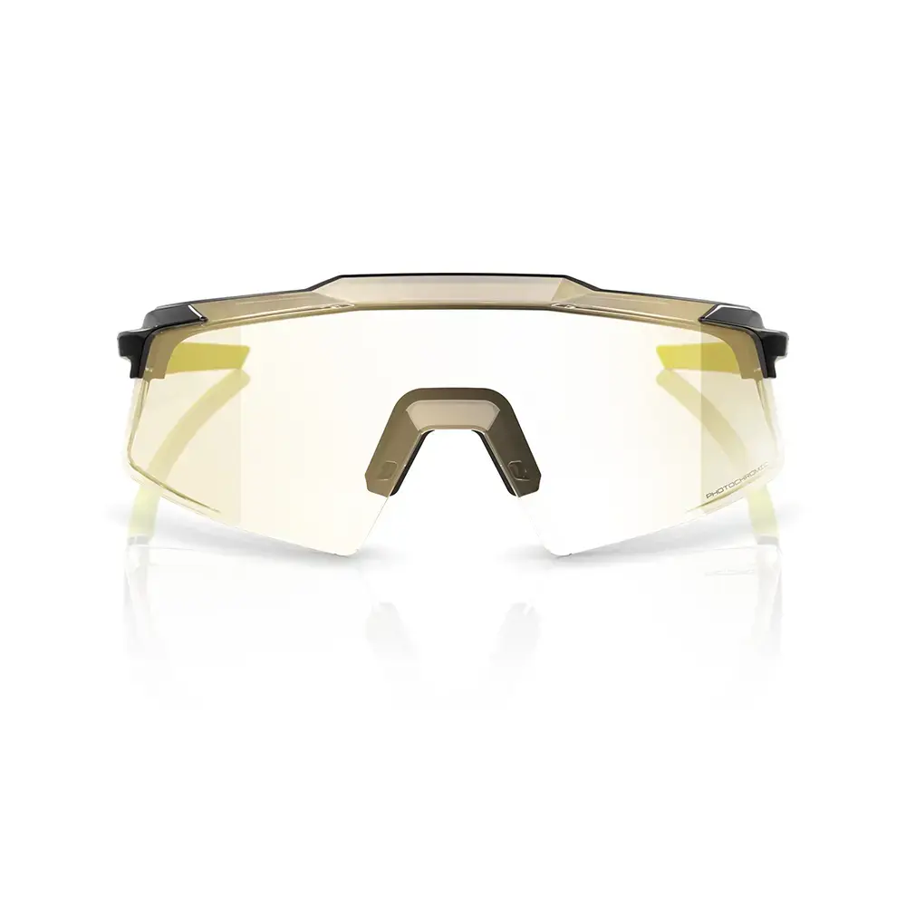 100% Aerocraft Sport Zonnebril Metallic Zwart met Photochromic Lens
