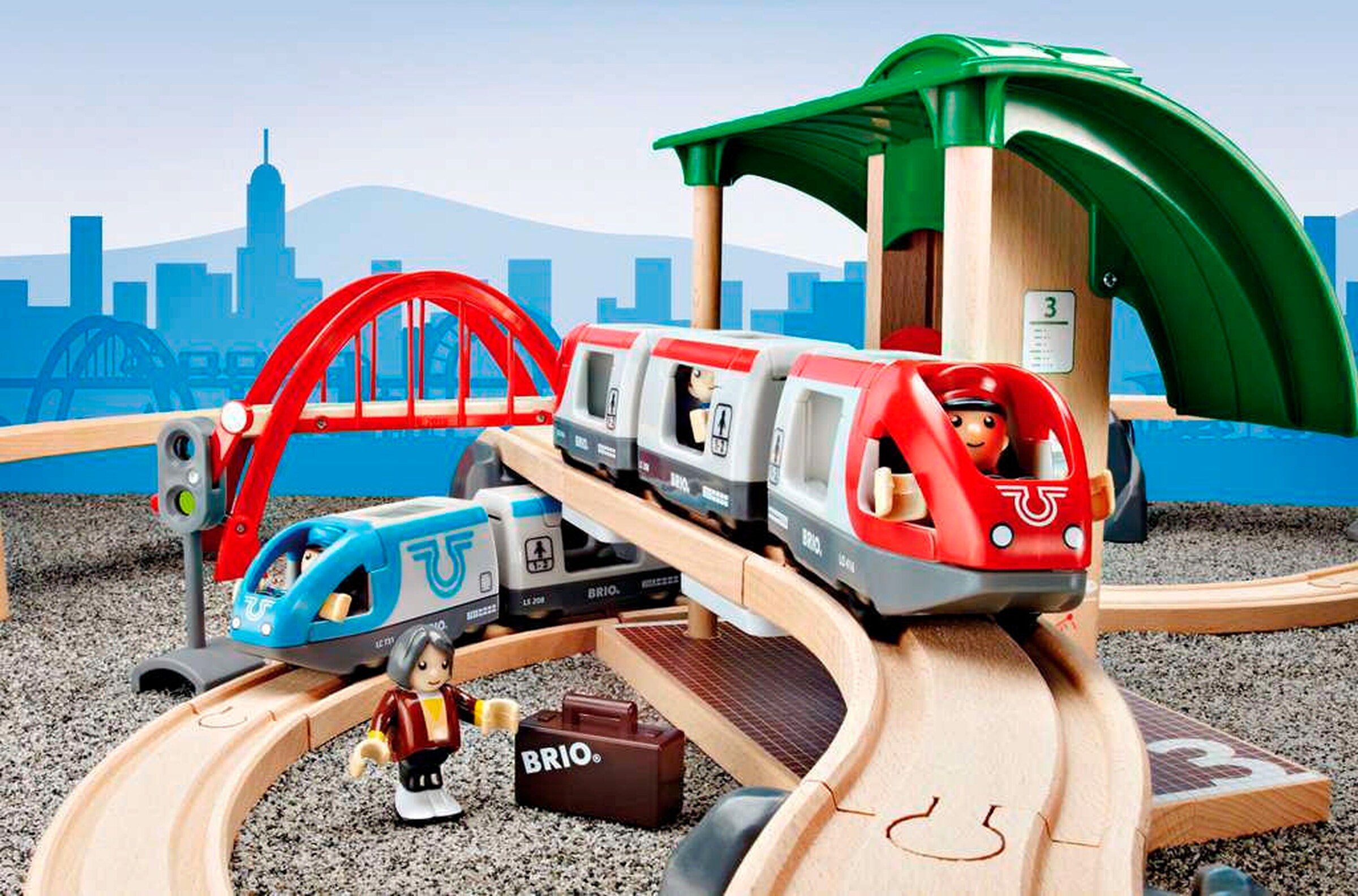 BRIO Großes Bahn Reisezug Set