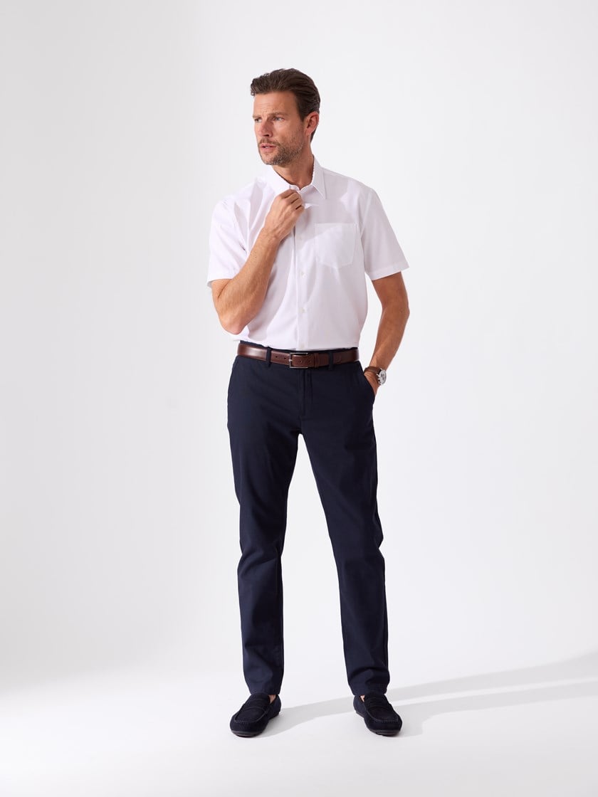 Femund kortermet skjorte Bright White