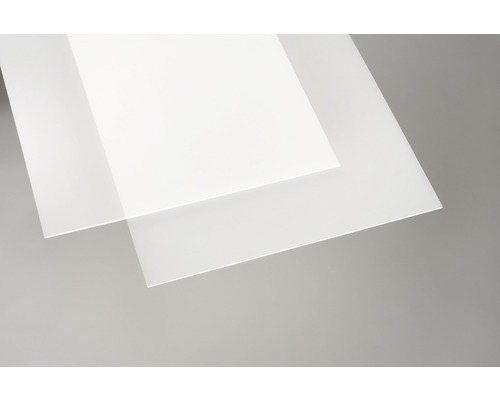Acryl kleurplaat 3x250x500 mm glad opaal