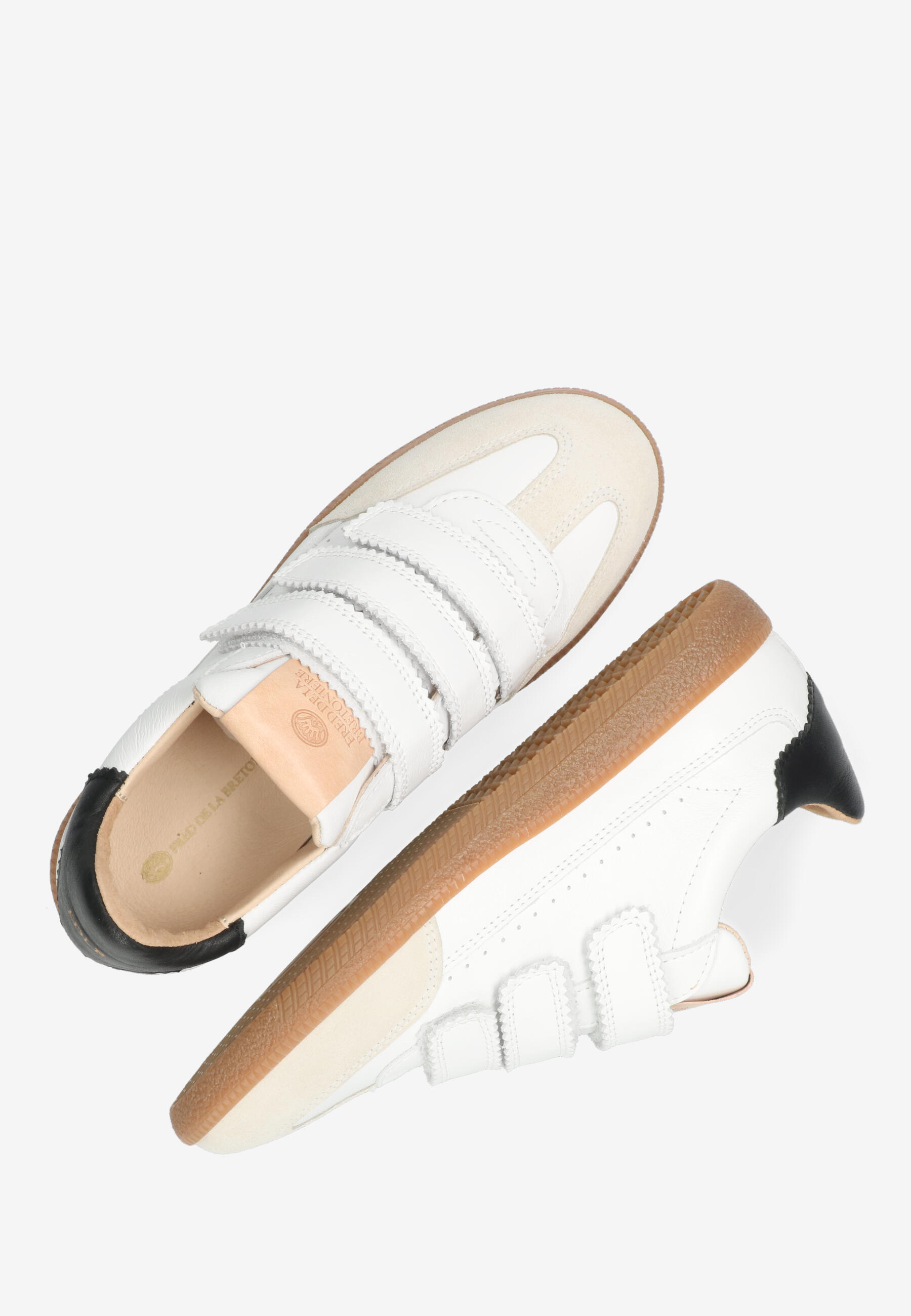 PEARL VALENCIA Sneaker leather White/Black