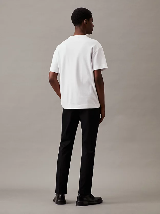 Camiseta de algodão com logotipo