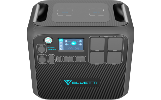 Bluetti Portable Power Station AC200MAX-Gray-EU