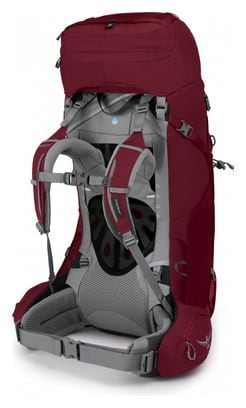 Sac de Randonnée Femme Osprey Ariel 55 Rouge