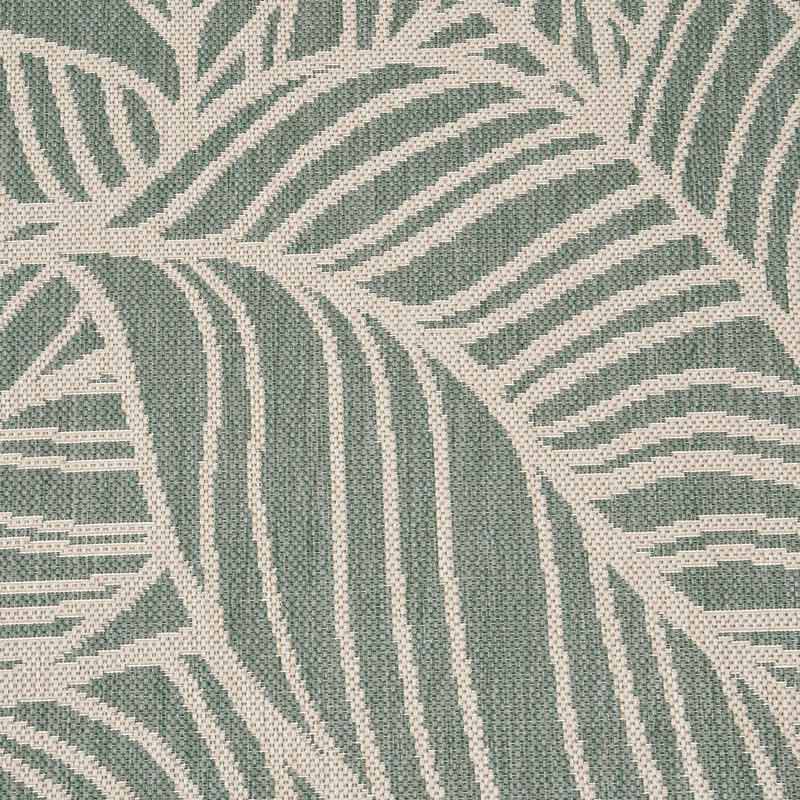 Tapis 'Neo' rectangulaire feuillage vert