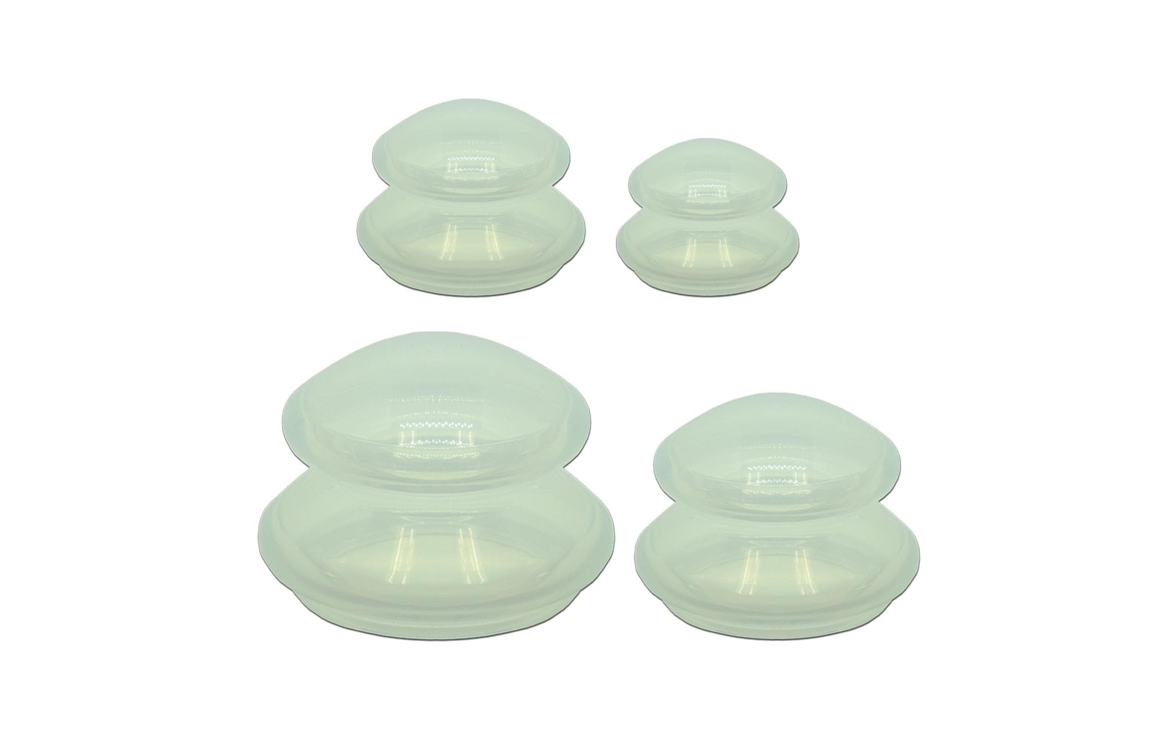 Silikon Schröpfglas 4er SetSilikon Schröpfglas Set