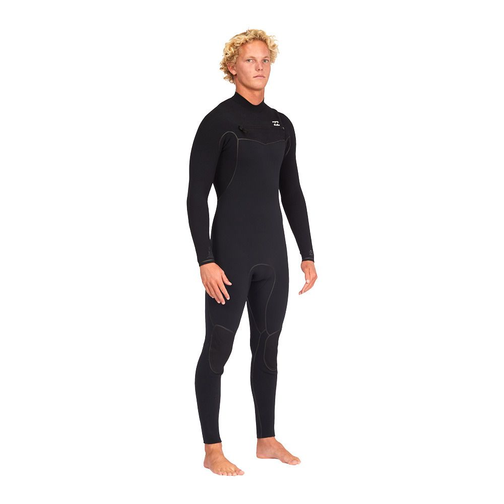 Billabong FURNACE CHEST ZIP - Combinaison intégrale 4/3mm Homme black