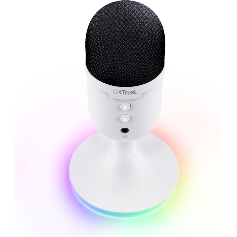 Trust GXT 234P Yunix Blanc Microphone de table