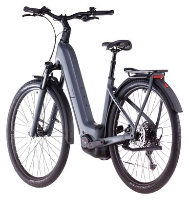 VTC Électrique Cube Kathmandu Hybrid One 600 Easy Entry Shimano Cues 10V 600 Wh 700 mm Gris Shadow 2025