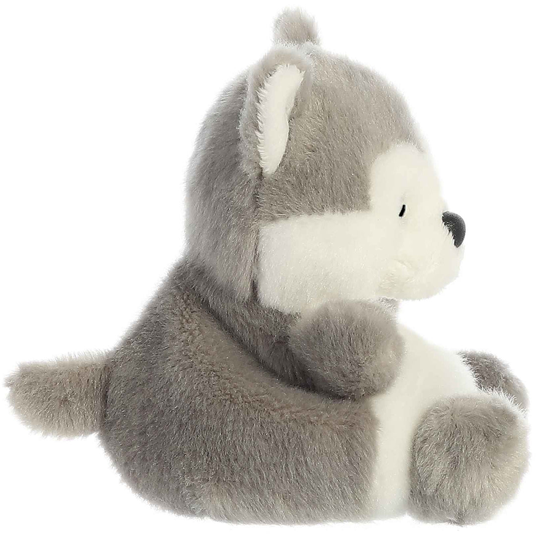 palm pals knuffelhond husky busky - 13 cm