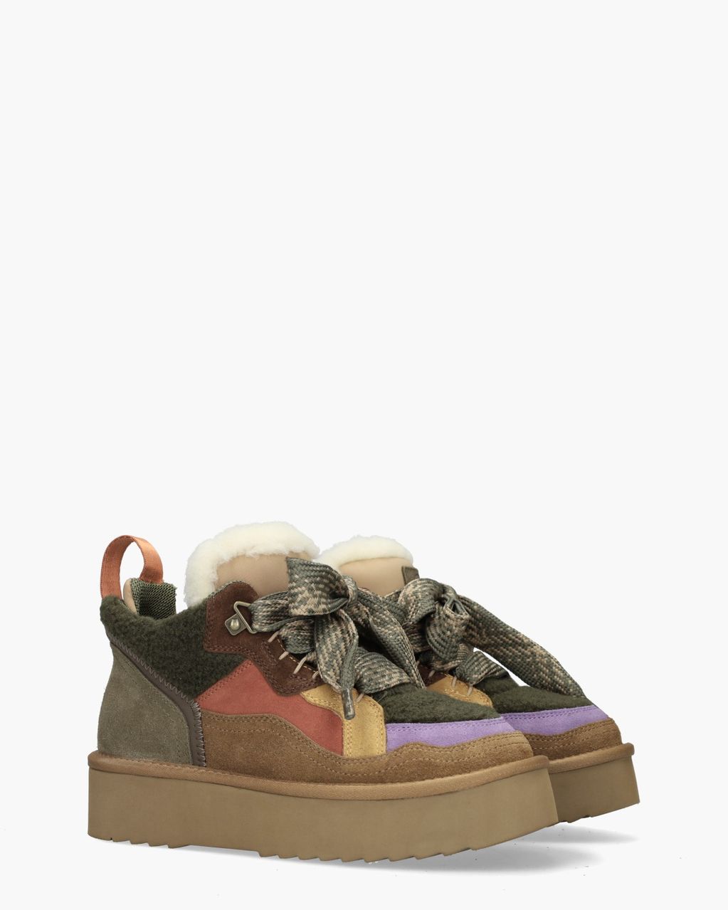 Miss Olivia Moon 13 Groen/Multicolor Damessneakers