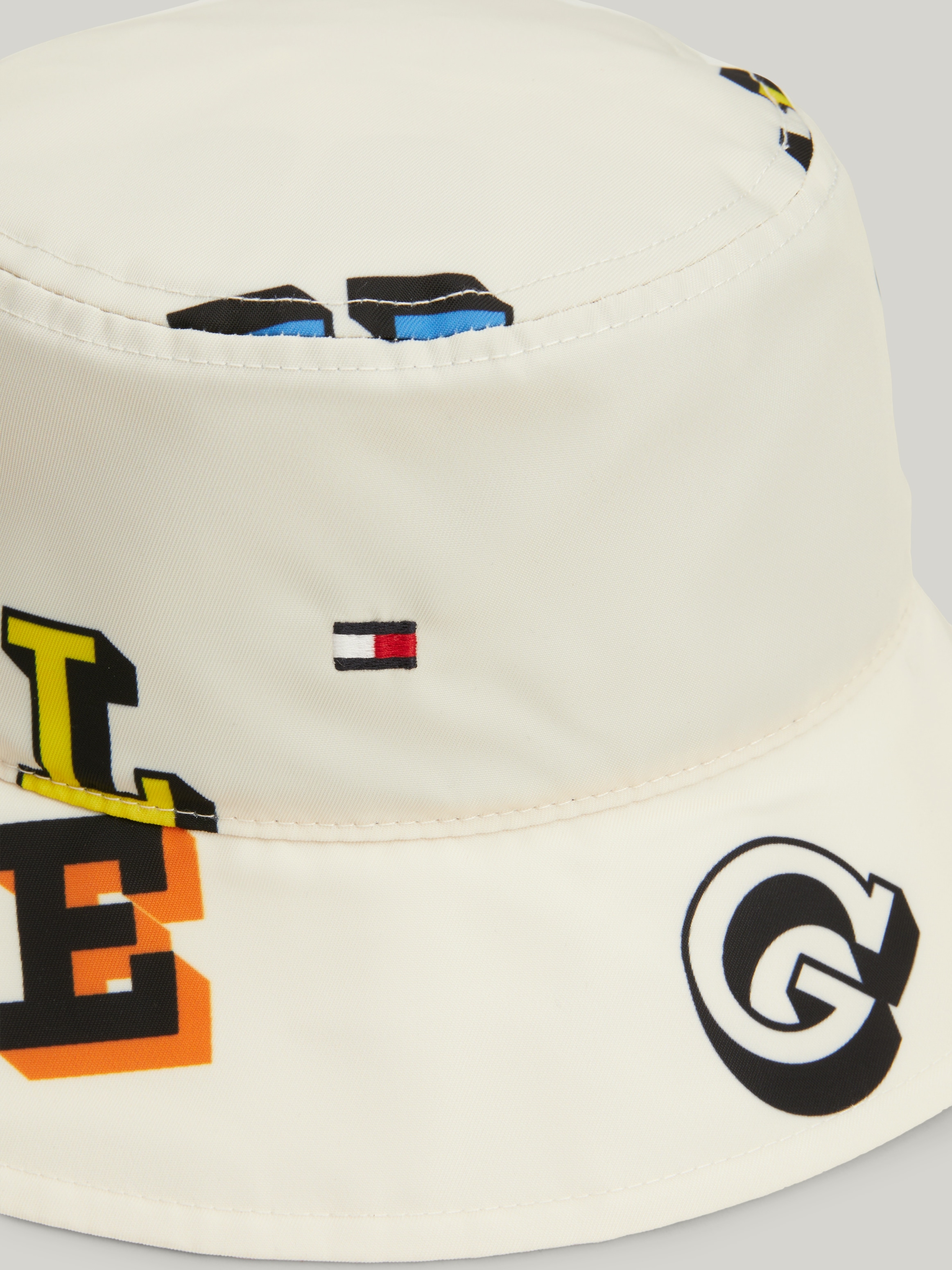 Tommy Hilfiger Sonnenhut »SMALL FLAG AOP BUCKET HAT« für Kinder bis 16 Jahre