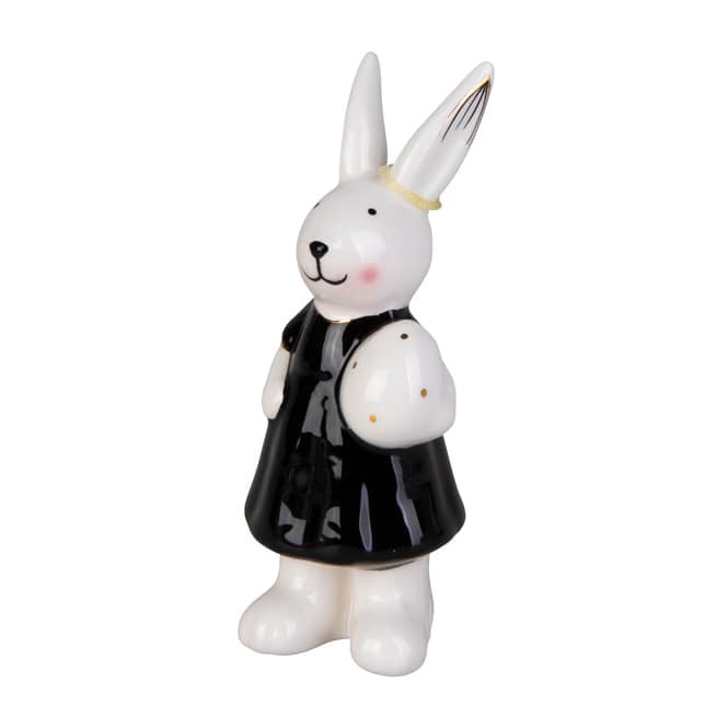 Hase - stehend mit Ei - ca. 4 x 3,5 x 10,5 cm - 1 Stück