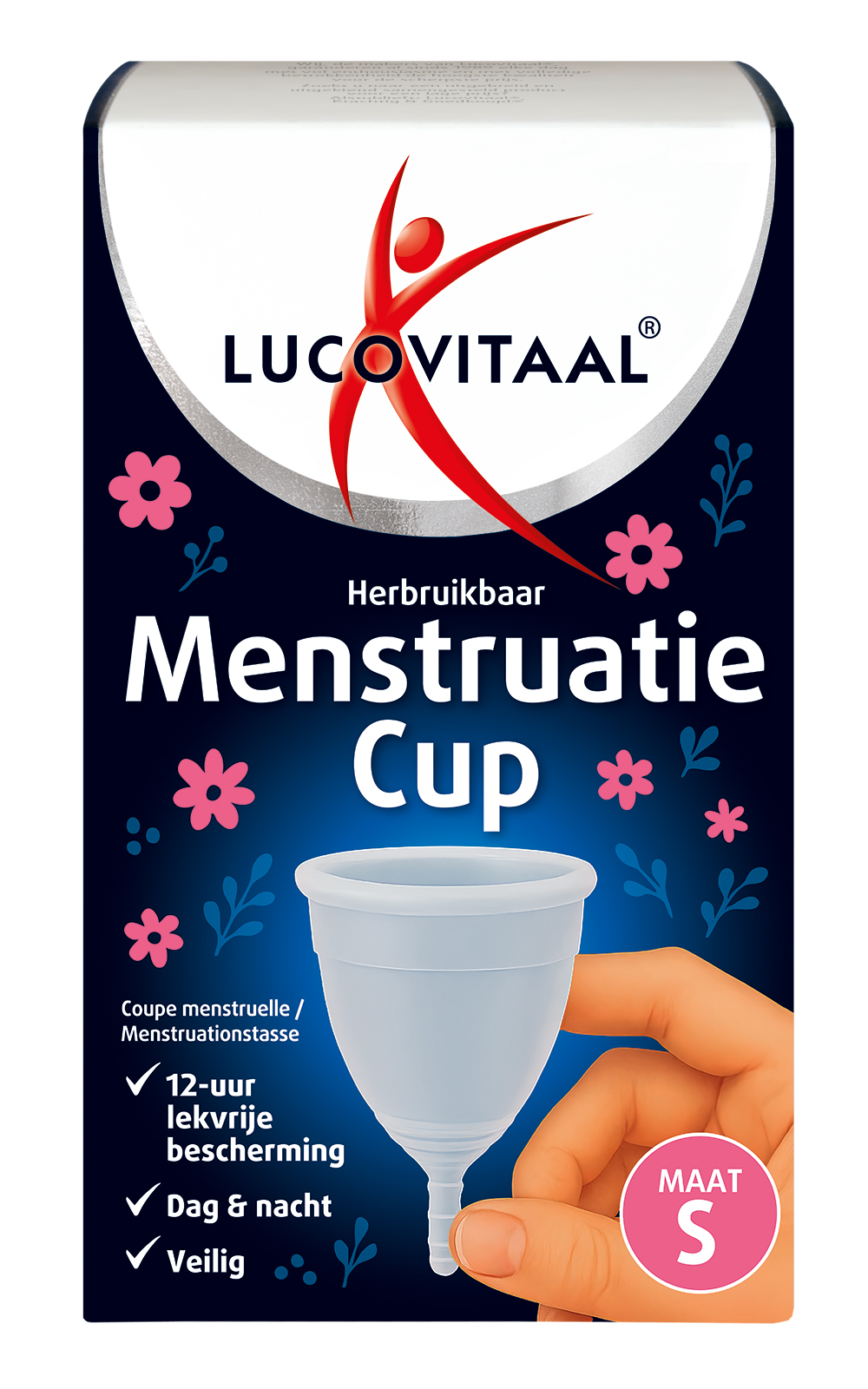 Lucovitaal Menstruatie Cup Maat S (1 stuk)