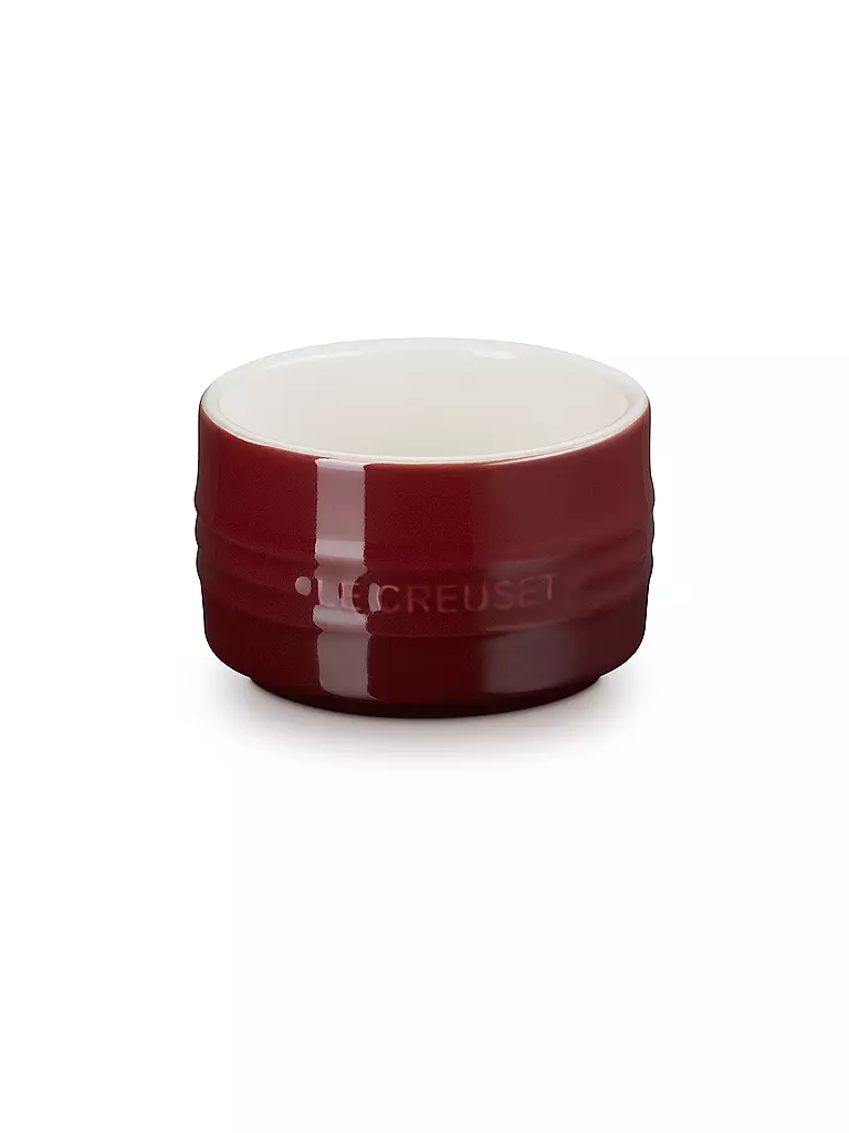 LE CREUSET Stapelbare Förmchen 9cm/2 Garnet dunkelrot