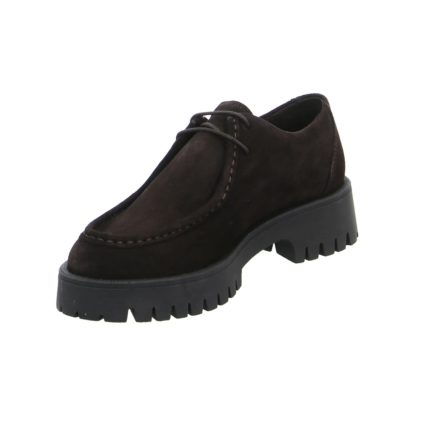 SCHUHENGEL Schnürschuh Braun Leder
