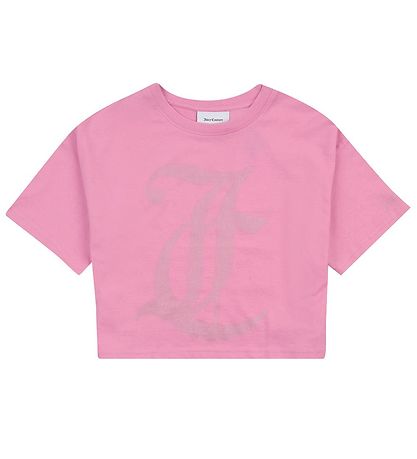 Juicy Couture T-Shirt - Kurz geschnitten - Fuchsia Pink