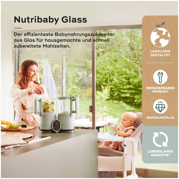 BabymoovBabymoov   Nutribaby Glass Celadon