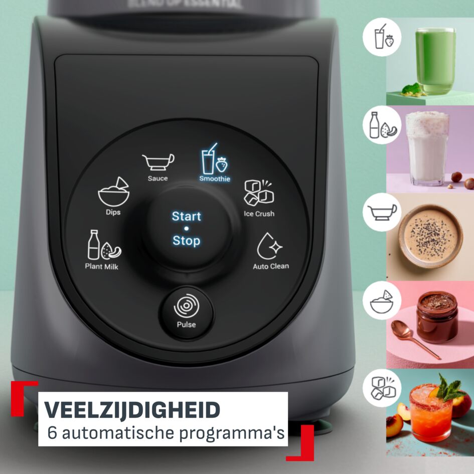 Blend Up Essential BL1EHB Compacte blender - 800 W - 6 programma's - 700 mL