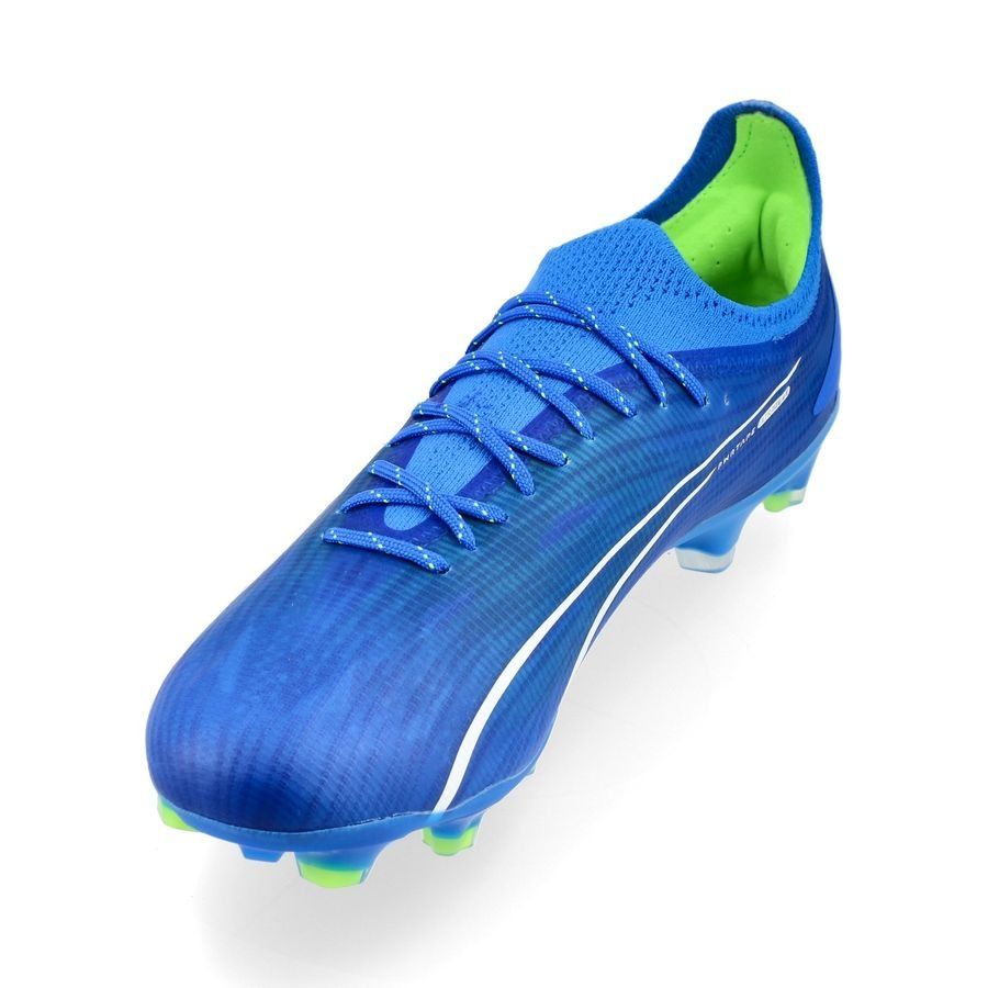 PUMA Ultra Ultimate FG/AG Gear Up - Bleu/Blanc/Vert Femme