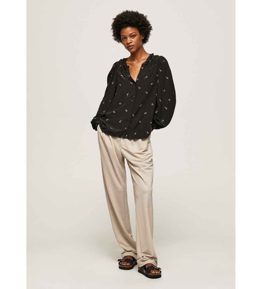 Blusa Pepe Jeans Palmira preto