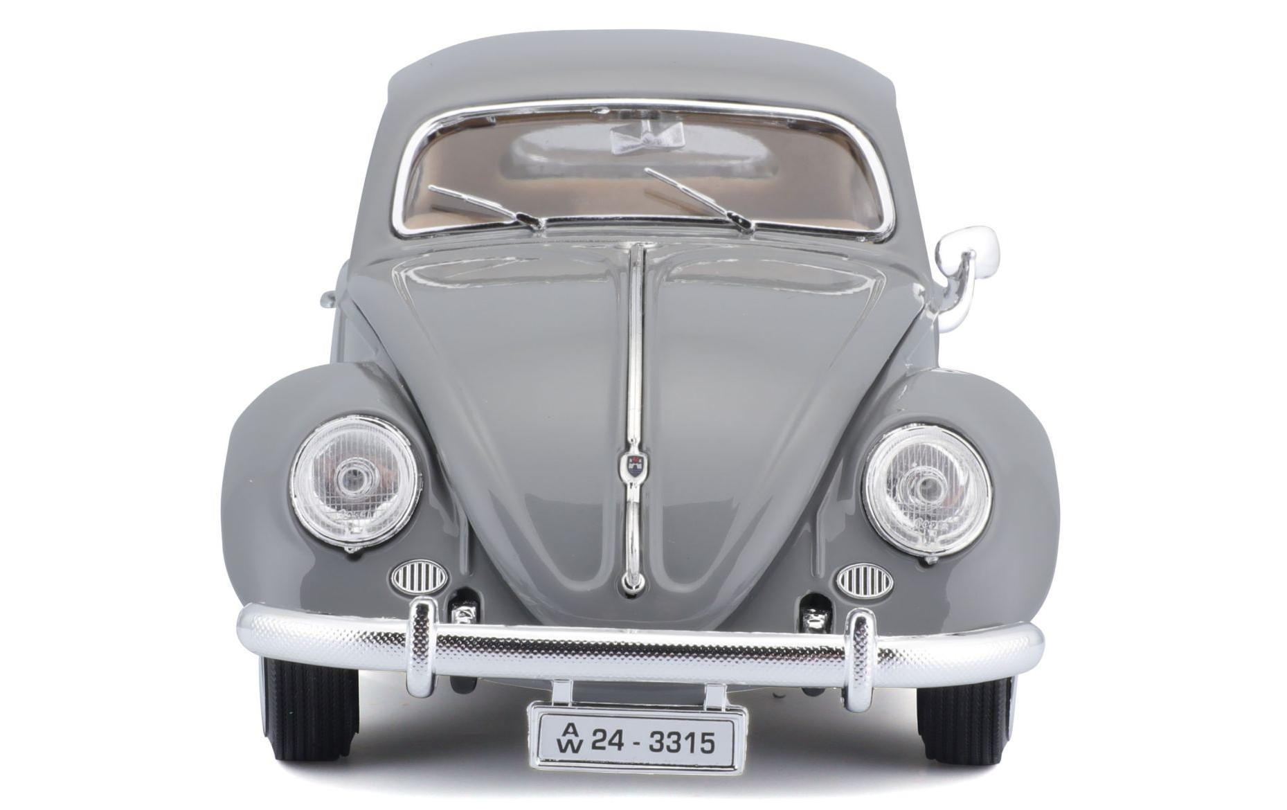 Volkswagen Käfer 1955 Grau 1:18Sammlermodell im Massstab 1:18