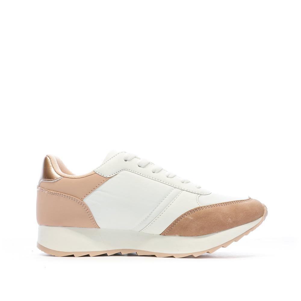 Lotto Baskets Blanches/Rose Femme Lotto Twenty 8