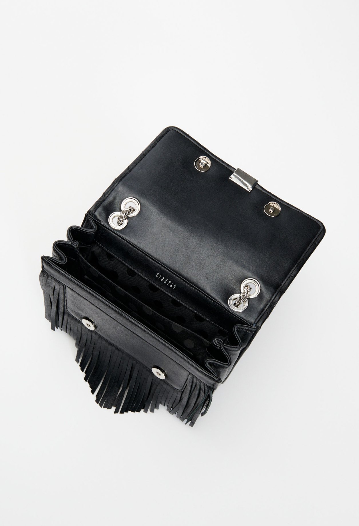 Sac Angela franges cuir