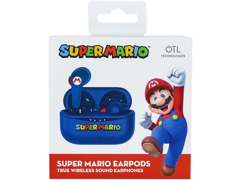 OTL True Wireless In-Ear-Kopfhörer Nintendo Super Mario Bla Kabelloser Gaming-In-Ear-Kopfhörer im «Super Mario» Design