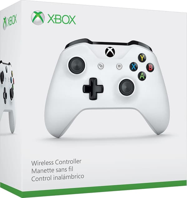 Microsoft Xbox Wireless Controller White Gamepad Xbox Series S,Xbox Series X,Xbox One,Xbox One S,Xbox One X Analogue / Digital Bluetooth/USB