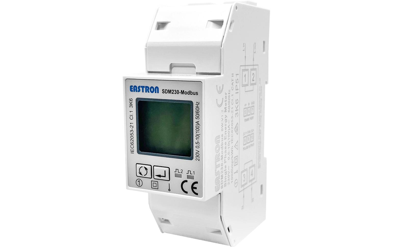 Energiemessgerät SPM-E, 1-phasig 80 AStromzähler Smart Meter