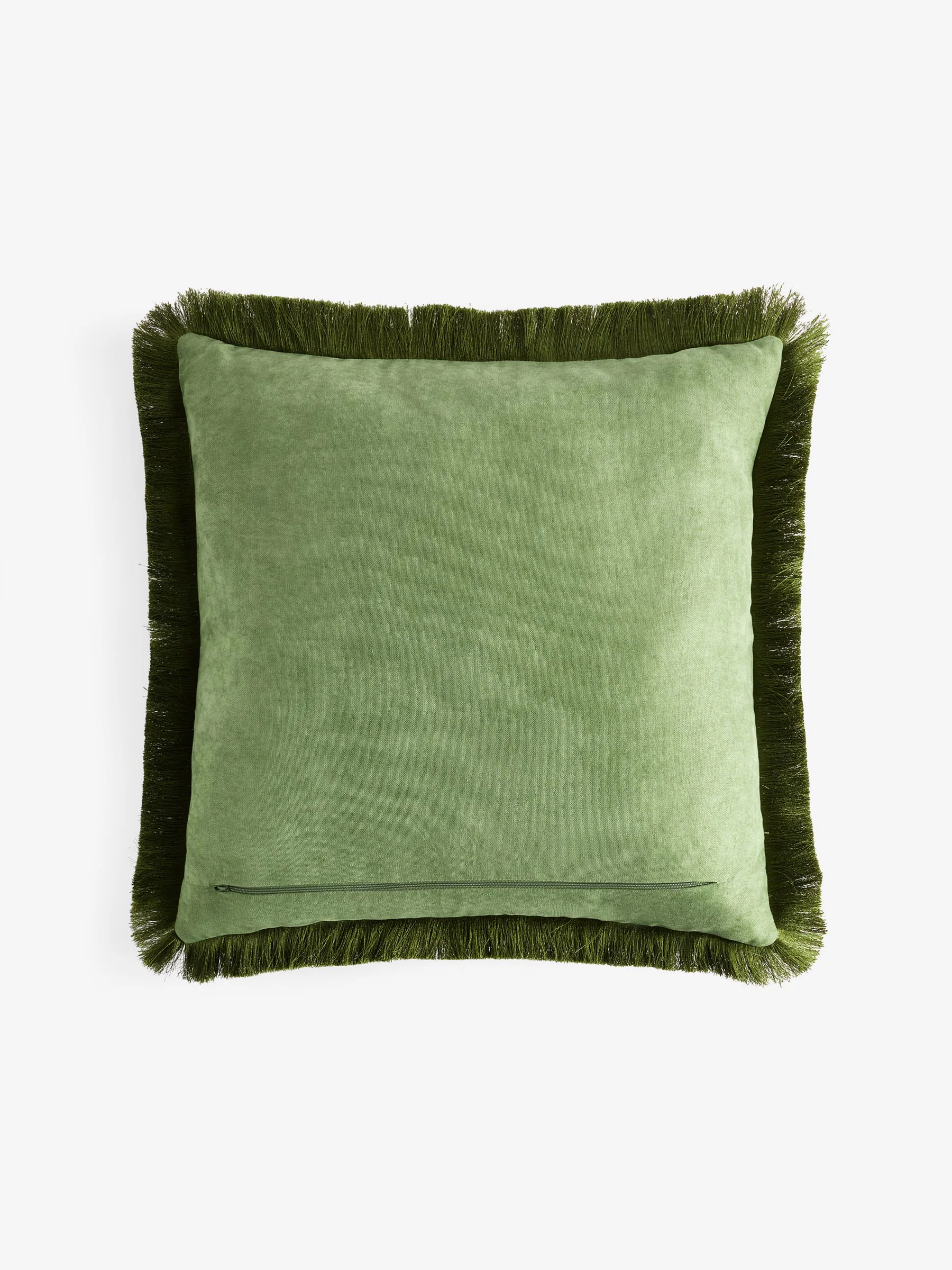 Abstract Wave Fringe Cushion